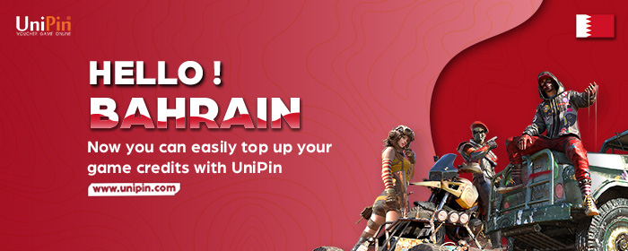 Hello Bahrain!! Now You Can Easily Top Up Your Game Credits with UniPin!